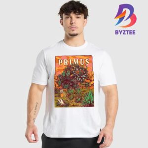 Primus Phoenix 2025 Onward And Upward Poster Show At Arizona Financial Theatre In Arizona On August 1 2025 Unisex T-Shirt