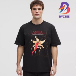 Queens Of The Stone Age Riga 2025 The Catacombs Tour Poster At Arena Riga In Latvia On August 1 2025 Unisex T-Shirt