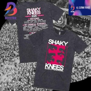 Shaky Knees Music Festival 2025 Official Lineup Tee Unisex T-Shirt