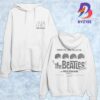 Celebrate 60th Anniversary August 15 1965-2025 The Beatles 12 Song Setlist Shea Stadium Anniversary Two Sided Black Hoodie