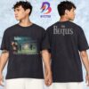 Celebrate 60th Anniversary August 15 1965-2025 The Beatles 12 Song Setlist Shea Stadium Anniversary Two Sided Black Hoodie