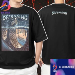 The Offspring Minneapolis Event Poster By Dylan Goldberger Supercharged Worldwide Tour August 15 2025 At Target Center Unisex T-Shirt