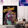 The Offspring Poster Show Supercharged Worldwide In ’25 Tour August 17 2025 At Hollywood Casino Amphitheatre Maryland Heights MO Poster Canvas Home Decor
