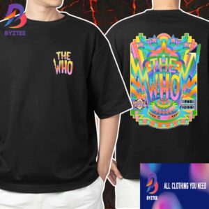 The Who Newark Event Show North American Farewell Tour 2025 On August 19 2025 At Prudential Center Newark New Jersey Two Sided Unisex T-Shirt