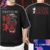 Trivium Ascendancy Tour T-Shirt 2025 Date Lists Two Sides Tee