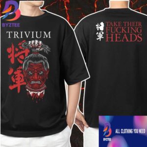 Trivium Shogun 10 Year Anniversary T-Shirt Take Their Fucking Heads Two Sides T-Shirt