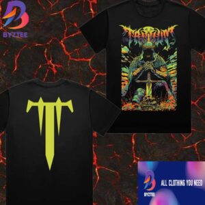 Trivium Spiked Armor T-Shirt Two Sides Tee