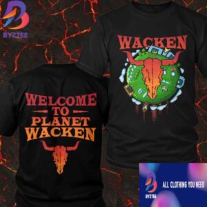 Wacken 2025 WOA Tiny Planet 2025 Tee Fan Gifts Classic Two Sides T-Shirt