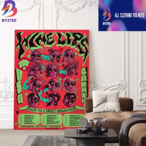 Wicca Phase Springs Eternal Hungry For A Knuckle Sandwich Tour 2025 Poster Artwork By Cody Carpenter With Tour Dates Poster Canvas Home Decor