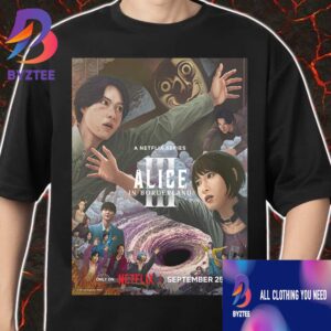With Usagi Missing Arisu Must Return To Borderland With New Players Re-enter On September 25 2025 Alice In Borderland Season 3 Poster Movie Netflix Unisex T-Shirt