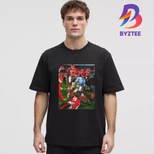 Brian Branch Slaps JuJu Smith Schuster Chiefs And Lions Sunday Night Football Shirt