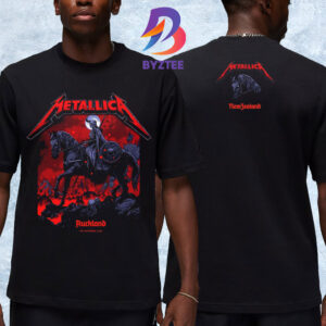 Metallica M72 Auckland New Zealand Venue Tee At Eden Park On 19 November 2025 Art By Ken Taylor Shirt