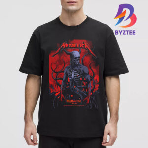Metallica M72 Melbourne Australia Pop Up Shop Exclusive Poster At Marvel Stadium On November 8 2025 Shirt