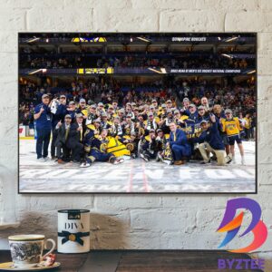 2023 NCAA Hockey National Champions Are Quinnipiac Bobcats Decor Poster Canvas