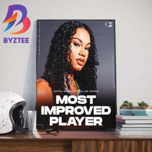 2023 WNBA Most Improved Player Is Satou Sabally Wall Decor Poster Canvas