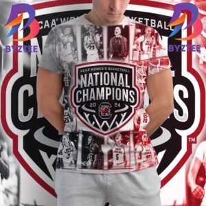 2024 NCAA March Madness Womens Basketball National Champions Are South Carolina Gamecocks Womens Basketball All Over Print 3D Shirt