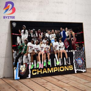 2024 NCAA Womens Final Four National Champions Are South Carolina Gamecocks Womens Basketball Home Decor Poster Canvas