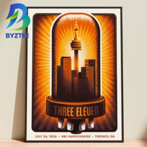 311 RBC Amphitheatre Summer World Tour  2026 Torono On Home Decor Poster Canvas