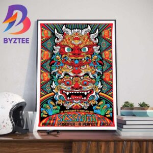 A 60th Birthday Celebration For Maynard James Keenan Sessanta Limited-Edition Poster At Forest Hills Stadium Queens NY May 4th 2024 Home Decor Poster Canvas