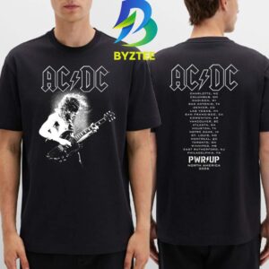 ACDC Angus Electric PWR UP Tour 2026 Two Sided T Shirt