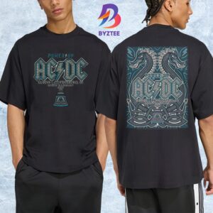 ACDC Gothenburg 2025 PWR UP Power Up Tour Concert Poster At Ullevi Stadium In Sweden On July 28 And August 1 2025 Two Sided Essential T-Shirt