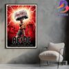 ACDC Oslo 2025 PWR UP Tour Poster At Bjerke Racecourse In Norway On August 5 2025 Home Decor Poster Canvas