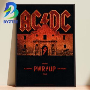 ACDC PWR UP San Antonio North America Tour July 24th Alamodome 2026 Home Decor Poster Canvas