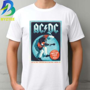 ACDC PWR UP Tour With The Pretty Reckless Empower Field At Mile High Denver Co July 28th 2026 Unisex T- Shirt