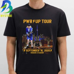 ACDC PWR Up Tour Rogers Stadium September 16th 2026 Unisex T- Shirt