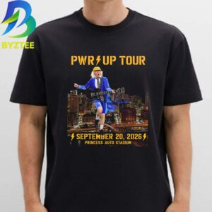 ACDC PWR Up Tour Princess Auto Stadium September 20th 2026 Unisex T- Shirt