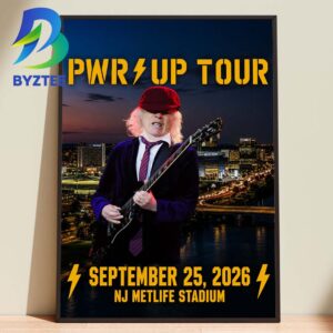 ACDC PWR Up Tour Princess Auto Stadium September 25th 2026 Home Decor Poster Canvas