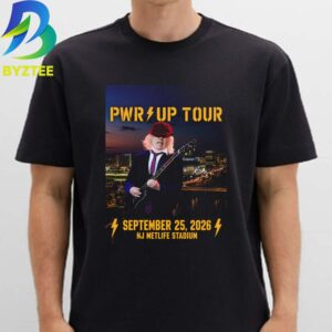 ACDC PWR Up Tour NJ Metlife Stadium September 25th 2026 Unisex T- Shirt