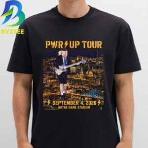 ACDC PWR Up Tour Notre Dame Stadium September 4th 2026 Unisex T Shirt