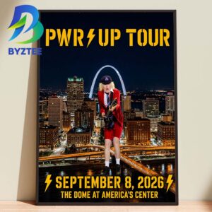 ACDC PWR Up Tour The Dome At America’s Center Stadium September 8th 2026 Home Decor Poster Canvas