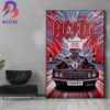 ACDC Tallinn 2025 PWR UP Tour Poster At Song Festival Grounds In Estonia On July 24 2025 Home Decor Poster Canvas