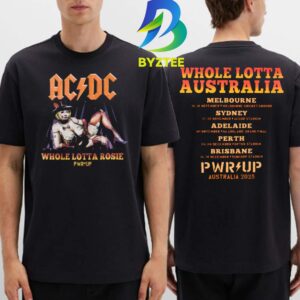 ACDC Whole Lotta Rosie PWP Up 2026 Two Sided T-Shirt