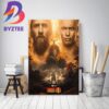 AEW World Championship MJF Vs Samoa Joe at AEW Worlds End Art Decorations Poster Canvas