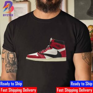 Air Jordan 1 High x Travis Scott Chicago Unisex T-Shirt