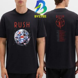 All the World’s an Album — Official Rush Tour History 2026 Two Sided T-Shirt