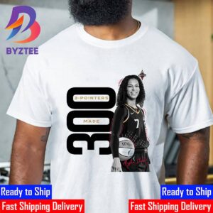 Alysha Clark 300 Career 3 Pointers With Las Vegas Aces In WNBA Classic T-Shirt