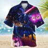 Among Us Pattern For Men And Women In Summer Vacation Button Up Hawaiian Shirt Among Us Pattern For Men And Women In Summer Vacation Button Up Hawaiian Shirt