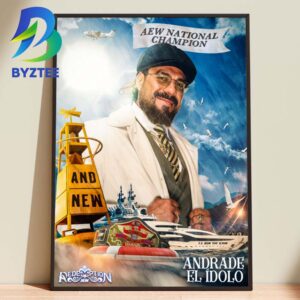 Andrade El Idolo New National Champion Redemption 2026 Home Decor Poster Canvas