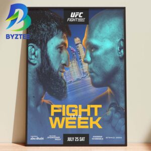Ankhalaev Vs Guskov UFC Fight Night July 25th 2026 Home Decor Poster Canvas