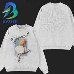 Ariana Grande 2026 Eternal Sunshine Tour AG Photo Two Sided Crewneck Long Sleeve Sweatshirt