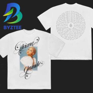 Ariana Grande 2026 Eternal Sunshine Tour Dates AG Photo Two Sided T- Shirt