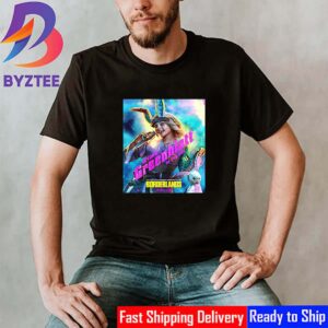 Ariana Greenblatt as Tiny Tina in Borderlands Official Poster Vintage T-Shirt