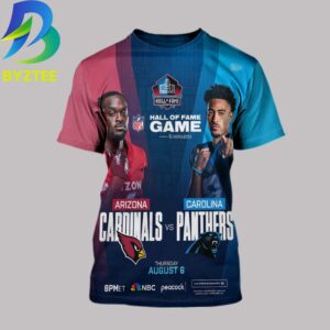 Arizona Cardinals Vs Carolina Panthers Hall Of Fame Game NFL 2026 All Over Print Shirt