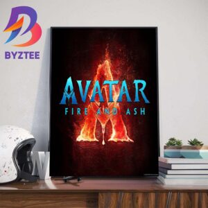 Avatar 3 Avatar Fire And Ash Official Logo Wall Decor Poster Canvas