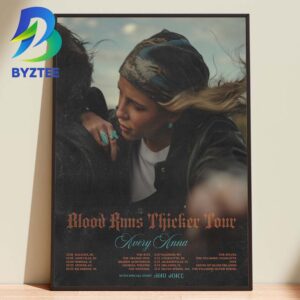 Avery Anna With Jodi Joyce Blood Runs Thicker Tour 2026 Home Decor Poster Canvas
