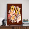 Bianca Belair And Still Raw Womens Champion At WWE WrestleMania Goes Hollywood Decor Poster Canvas
